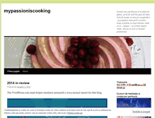 Tablet Screenshot of mypassioniscooking.wordpress.com