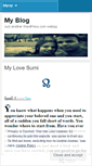 Mobile Screenshot of mylovesumi.wordpress.com