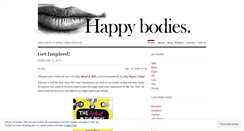 Desktop Screenshot of happybodies.wordpress.com