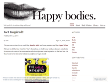 Tablet Screenshot of happybodies.wordpress.com