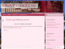 Tablet Screenshot of group2cbg.wordpress.com