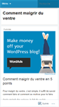 Mobile Screenshot of commentmaigrirduventre.wordpress.com