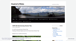 Desktop Screenshot of huairenrides.wordpress.com