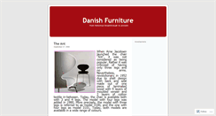 Desktop Screenshot of danishfurniture.wordpress.com