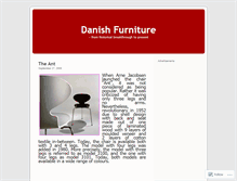 Tablet Screenshot of danishfurniture.wordpress.com