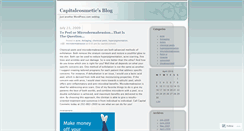 Desktop Screenshot of capitalcosmetic.wordpress.com