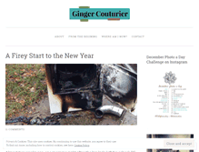 Tablet Screenshot of gingercouturier.wordpress.com