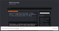 Desktop Screenshot of madhornets.wordpress.com