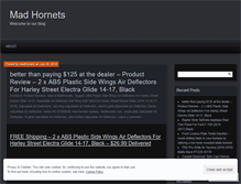 Tablet Screenshot of madhornets.wordpress.com