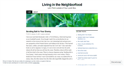 Desktop Screenshot of neighborfood.wordpress.com