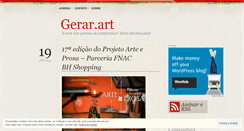 Desktop Screenshot of gerarart.wordpress.com