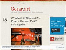 Tablet Screenshot of gerarart.wordpress.com
