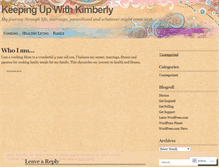 Tablet Screenshot of kimberly3273.wordpress.com