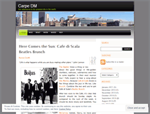 Tablet Screenshot of carpedm2010.wordpress.com