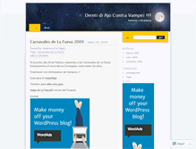 Tablet Screenshot of contravampiri.wordpress.com
