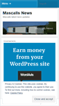 Mobile Screenshot of mascalls.wordpress.com