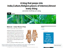 Tablet Screenshot of incredibleindiarticle.wordpress.com