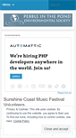 Mobile Screenshot of pebbleinthepond.wordpress.com