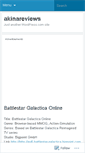 Mobile Screenshot of akinareviews.wordpress.com