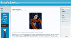 Desktop Screenshot of caeramusic.wordpress.com
