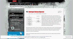 Desktop Screenshot of manajemenmemori.wordpress.com