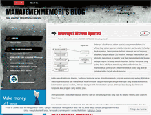 Tablet Screenshot of manajemenmemori.wordpress.com