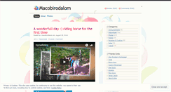 Desktop Screenshot of macobirodalom.wordpress.com