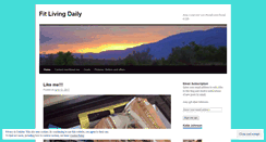 Desktop Screenshot of fitlivingdaily.wordpress.com