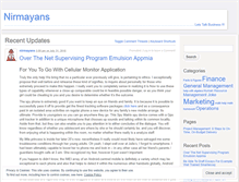 Tablet Screenshot of nirmayans.wordpress.com
