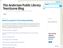 Tablet Screenshot of aplteenscene.wordpress.com