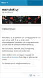 Mobile Screenshot of manufakturnu.wordpress.com
