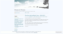 Desktop Screenshot of dreamsanddreams.wordpress.com