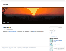 Tablet Screenshot of hesoheso.wordpress.com