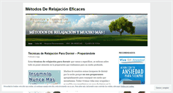 Desktop Screenshot of metodosderelajacion1.wordpress.com