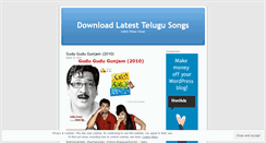 Desktop Screenshot of latesttelugusongs.wordpress.com