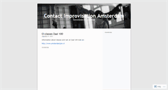 Desktop Screenshot of contactimprovisationamsterdam.wordpress.com