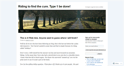 Desktop Screenshot of curediabetesorbust.wordpress.com