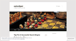 Desktop Screenshot of option0pair.wordpress.com
