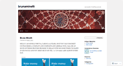 Desktop Screenshot of brunaminelli.wordpress.com