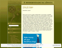 Tablet Screenshot of linguagemcontemporanea.wordpress.com