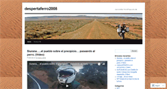 Desktop Screenshot of despertaferro2008.wordpress.com