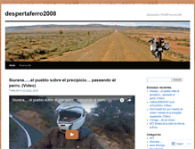 Tablet Screenshot of despertaferro2008.wordpress.com