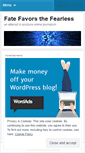 Mobile Screenshot of fatefavors.wordpress.com