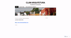 Desktop Screenshot of clamarquitetura.wordpress.com