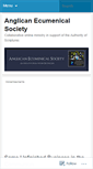 Mobile Screenshot of anglicanecumenicalsociety.wordpress.com