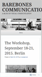 Mobile Screenshot of barebonescommunication.wordpress.com