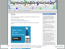 Tablet Screenshot of parentingbuildscharacter.wordpress.com