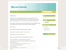 Tablet Screenshot of marceloduende.wordpress.com