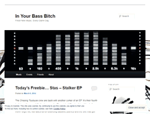 Tablet Screenshot of inyourbassbitch.wordpress.com