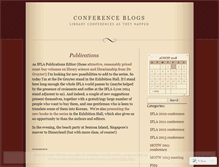 Tablet Screenshot of mhconferences.wordpress.com